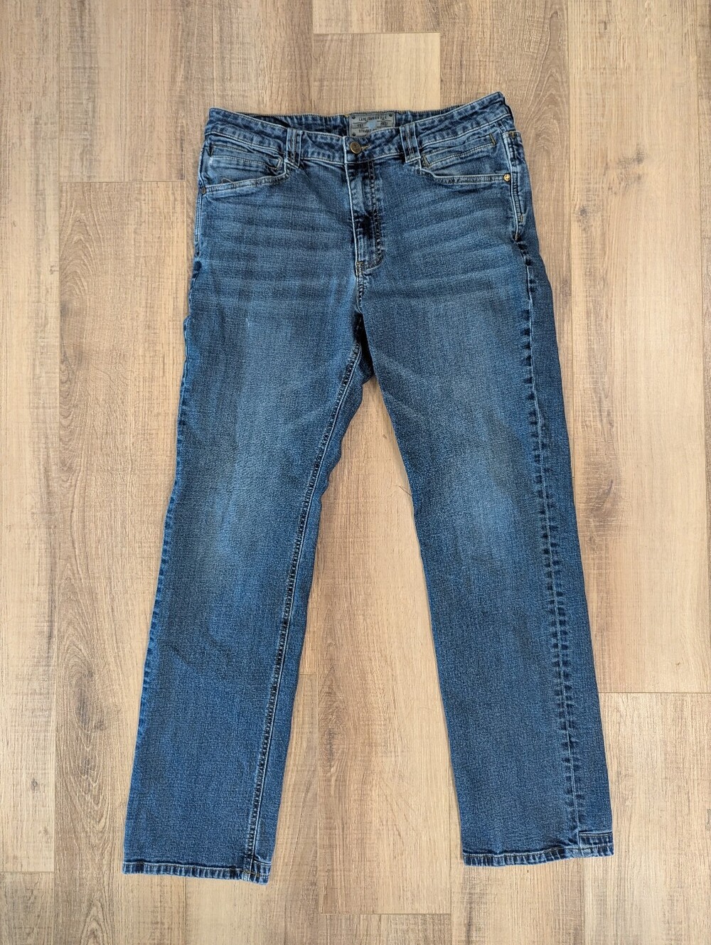 LAPG Terrain Flex Straight Fit Jeans Mens 34x34 Stretch Tactical Denim Blue